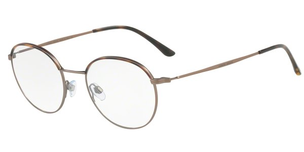 Giorgio Armani AR5070J 3006 Brown Havana-Matte Bro Round Glasses in Brown