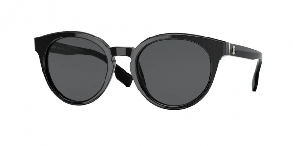 Burberry BE4326 300187 Black/Grey Round Sunglasses