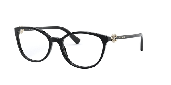 Bvlgari BV4185B 501 Black Rectangle Glasses