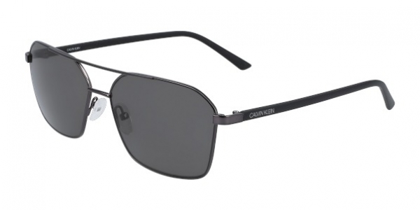 Calvin Klein CK20300S 008 Gunmetal/Grey Square Sunglasses