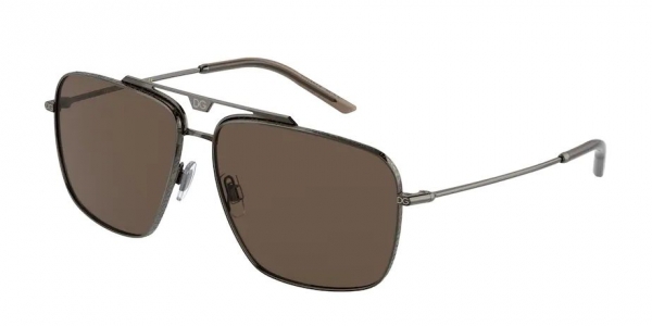 Dolce&Gabbana DG2264 133573 Bronze/Brown Square Sunglasses