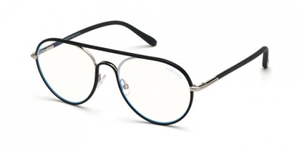 Tom Ford TF5623-B 002 Matte Black Aviator Glasses in Black