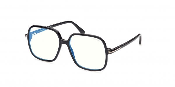 Tom Ford TF5764-B 001 Shiny Black Square Glasses