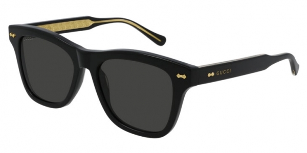Gucci GG0910S 001 Black/Grey Square Sunglasses
