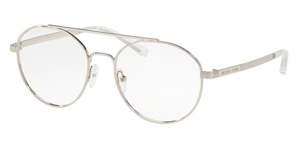Michael Kors ST. Barts MK3024 1153 Silver Rectangle Glasses in Silver