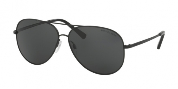 Michael Kors Kendall MK5016 1082/87 Matte Black/Grey Solid Aviator Sunglasses in Black