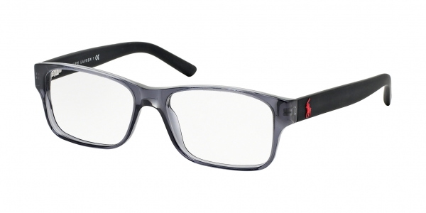 Polo Ralph Lauren PH2117 5407 Transparent Grey Rectangle Glasses in Grey