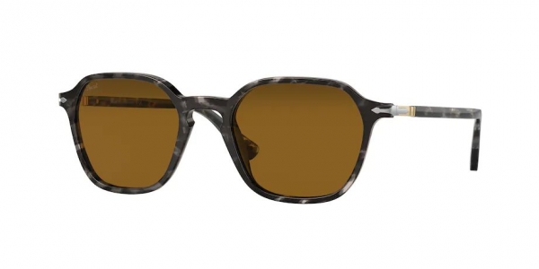 Persol PO3256S 108033 Tortoise Grey Black/Brown Square Sunglasses
