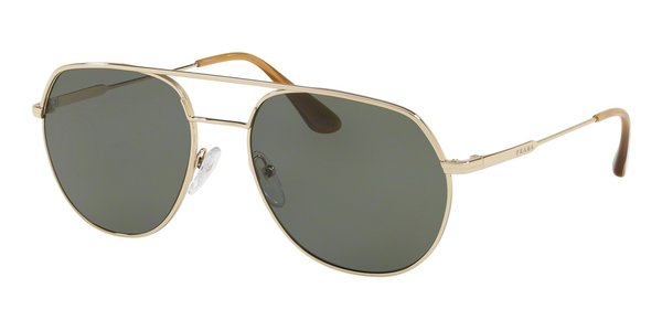 Prada 55US 57 Men's Polarised Aviator Sunglasses