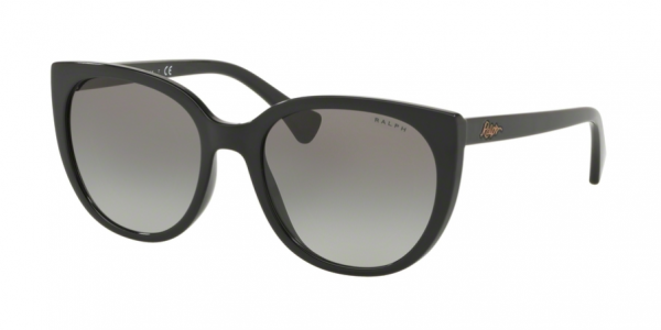 Ralph by Ralph Lauren RA5249 500111 Black/Gradient Grey Square Sunglasses in Black