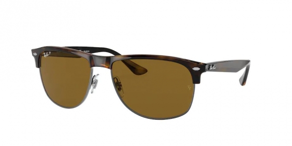 Ray-Ban RB4342 710/83 Havana/Dark Brown  Polar Rectangle Sunglasses