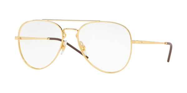 Ray-Ban RB6413 2500 Gold Aviator Glasses in Gold
