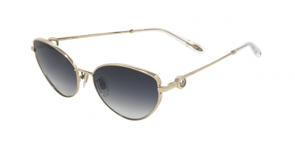 Chopard SCHF07S 0300 Shiny Total Rose Gold/Smoke Gradient Cat Eye Sunglasses