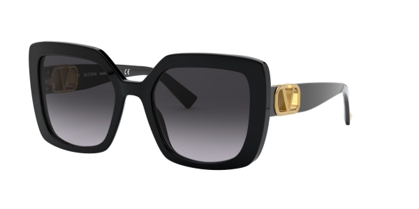 Valentino VA4065 50018G Black/Gradient Black Square Sunglasses