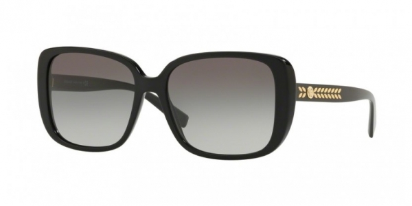 Versace VE4357 GB1/11 Black/Grey Gradient Square Sunglasses in Black