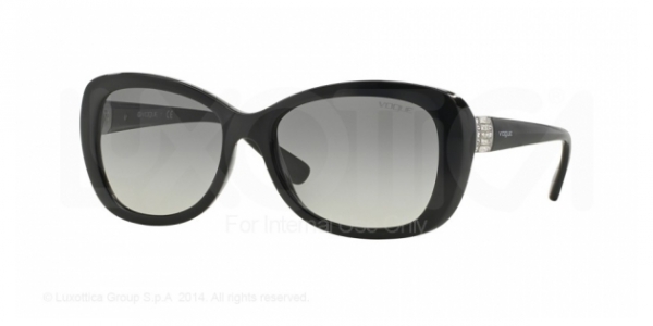 Vogue VO2943SB W44/11 Black/Grey Gradient Butterfly Sunglasses in Black