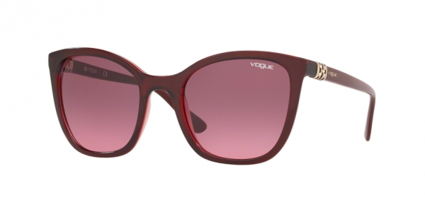 Vogue Eyewear VO5243SB 263620 Transp Bordeaux/Transp RED